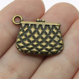 4pcs 26mm Handbag Charms Antique Bronze Color Charms For Jewelry Making Jewelry Findings ef4361