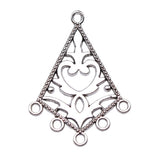 WYSIWYG 4pcs 37x27mm Charm Porous Earring Connector Earring Connector DIY Handmade For Jewelry Findings Earring Connector