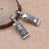 WYSIWYG 4pcs 39x12x5mm The Gentry The Emperor The Lord Charms Antique Silver Color For Jewelry Making Charms Jewelry Findings