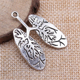 WYSIWYG 4pcs 39x30mm Human Lung Charm Pendants For Jewelry Making Antique Silver Color Lung Pendants Charm Lung