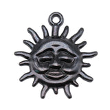 WYSIWYG 4pcs 4 Colors 36x33mm Charms Sun Pendant For DIY Necklace Mkaing Keyring Making Jewelry Making Jewelry Findings