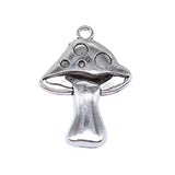 WYSIWYG 4pcs 40x29mm Mushroom Charms For Jewelry Making Charms Pendants Jewelry Accessories