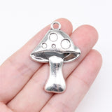 WYSIWYG 4pcs 40x29mm Mushroom Charms For Jewelry Making Charms Pendants Jewelry Accessories