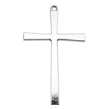 WYSIWYG 4pcs 60x36mm Antique Silver Color Cross Charms For Jewelry Making