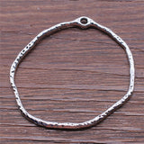 WYSIWYG 4pcs Antique Silver Color 41x44mm Irregular Hoop For Earrings Making Charms For Jewelry Making Diy Jewelry Findings EF3848