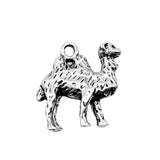WYSIWYG 4pcs/lot Camel Charms Pendant DIY Metal Jewelry Making Antique Silver Color 18x20mm