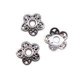 WYSIWYG 50pcs 11x11x3mm Bead Caps For Jewelry Making 3 Colors DIY Jewelry Findings