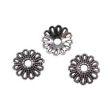 WYSIWYG 50pcs 11x11x3mm Bead Caps For Jewelry Making DIY Jewelry Findings 3 Colors Alloy Jewelry Making