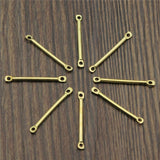 WYSIWYG 50pcs 4 Colors 20mm 25mm 30mm 35mm 40mm High Quality Copper Material Connector Jewelry Finding For Jewelry Making