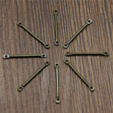 WYSIWYG 50pcs 4 Colors 20mm 25mm 30mm 35mm 40mm High Quality Copper Material Connector Jewelry Finding For Jewelry Making