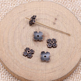 WYSIWYG 50pcs 7x7mm Antique Copper Color Receptacle For Jewelry Making