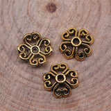 WYSIWYG 50pcs 8x3mm Antique Gold Color Bead Caps For Jewelry Making DIY Jewelry Findings EF3890