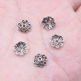 WYSIWYG 50pcs 8x3mm Antique Gold Color Bead Caps For Jewelry Making DIY Jewelry Findings EF3890