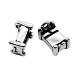 WYSIWYG 5pcs 13x8mm Jewelry Making DIY Handmade Craft Charms Antique Silver Color 3D Bed Pendant