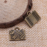 5pcs 15x16mm Charms Travel Bags New York Paris Roma LA Luggage Pendants Making DIY Handmade Jewelry EF3977