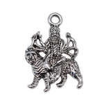 WYSIWYG 5pcs 19x28mm Indian Godness Shiva Charms For Jewelry Making Antique Silver Color Accessories