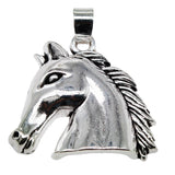 WYSIWYG 5pcs 25x23mm Antique Bronze Color Charms Horse Head Pendant For Jewelry Making DIY Jewelry Findings