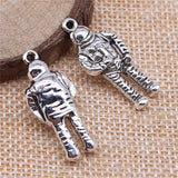 WYSIWYG 5pcs 28x11mm Astronaut Charms For Jewelry Making DIY Jewelry Findings Antique Silver Color Antique Bronze Color