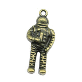 WYSIWYG 5pcs 28x11mm Astronaut Charms For Jewelry Making DIY Jewelry Findings Antique Silver Color Antique Bronze Color