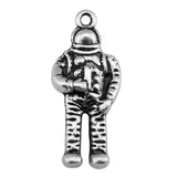 WYSIWYG 5pcs 28x11mm Astronaut Charms For Jewelry Making DIY Jewelry Findings Antique Silver Color Antique Bronze Color