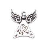 WYSIWYG 5pcs 28x25mm Love Angel Charms Pendants For Jewelry Making DIY Jewelry Findings Jewelry Accessories