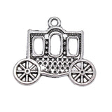 WYSIWYG 5pcs 30x27mm Carriage Charms Antique Silver Color Charms For Jewelry Making Jewelry Findings