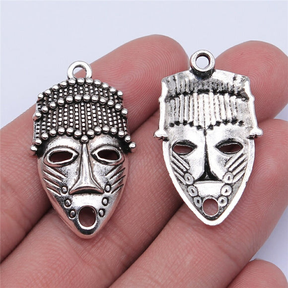 5pcs 33x20mm Antique Silver Color People Avatars Charms Pendant For Jewelry Making DIY Jewelry Findings ef3690