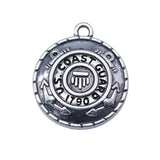 WYSIWYG 5pcs 5 Styles 20x23mm Antique Silver Color U.S. Army Police Identification Signage Pendant For DIY Jewelry Making