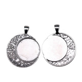 WYSIWYG 5pcs Fit 25mm Viking Symbol Round Cameo Cabochon Pendant Base For Jewelry Making DIY Necklace Making