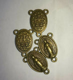 Italy Catholicism religious connector 4colors to Pick for making jewery bracelet